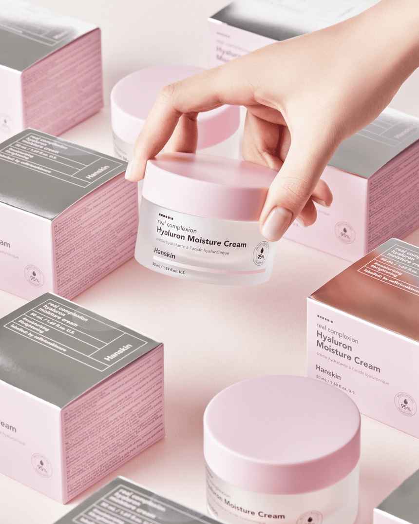 Real Complexion Hyaluron Moisture Cream Facial Moisturizer HANSKIN 