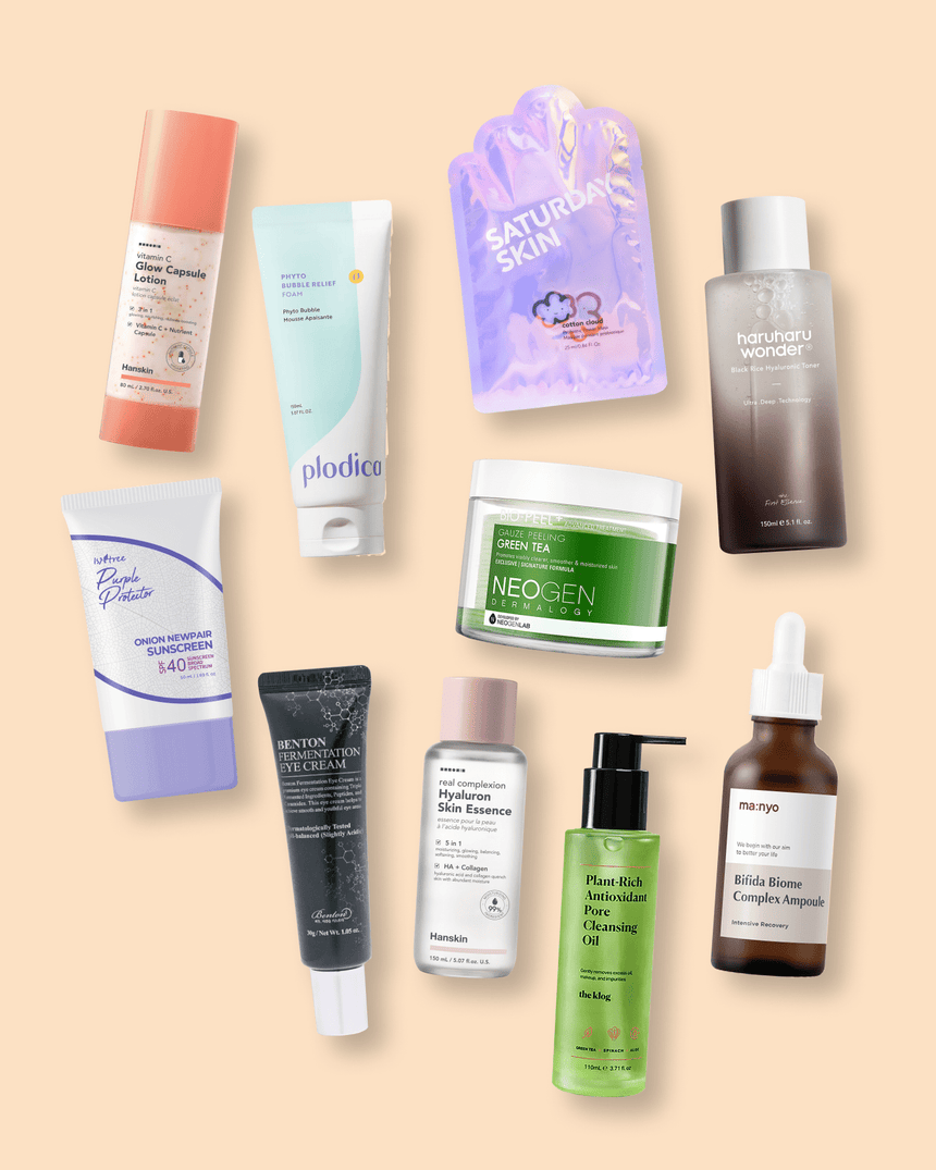 10-Step Korean Skin Care Routine Set (Normal Skin Type) Skincare Set SOKO GLAM 