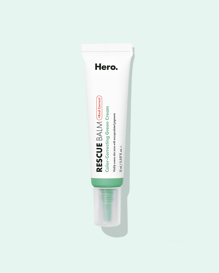 Rescue Balm +Red Correct Facial Moisturizer Hero Cosmetics 
